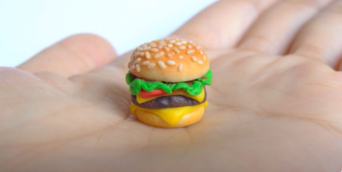 Hamburger en polymère